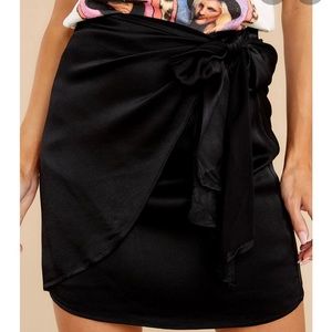 Brand new black sold mini skirt